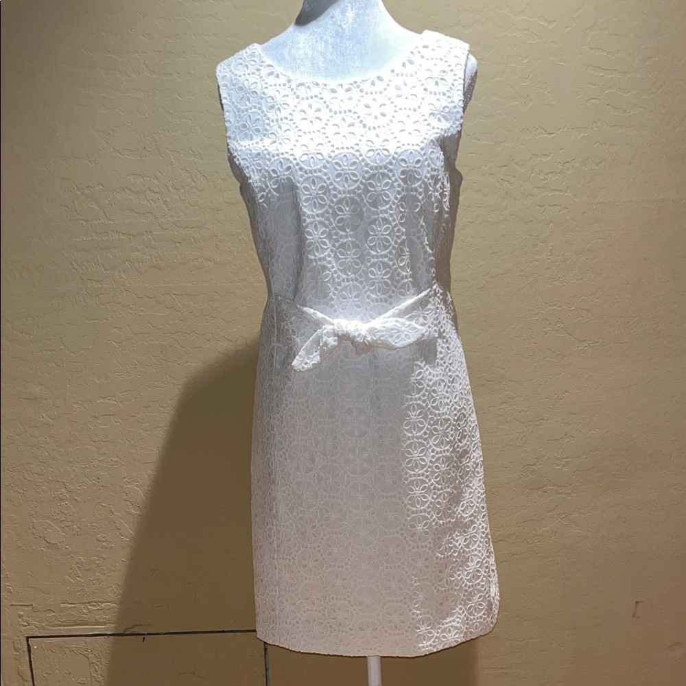 Lilly Pulitzer White Lace Mini Dress